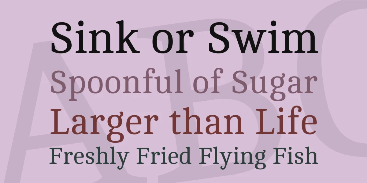 Cambo Font preview 3