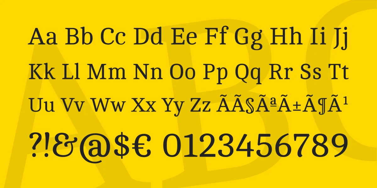 Cambo Font preview 5