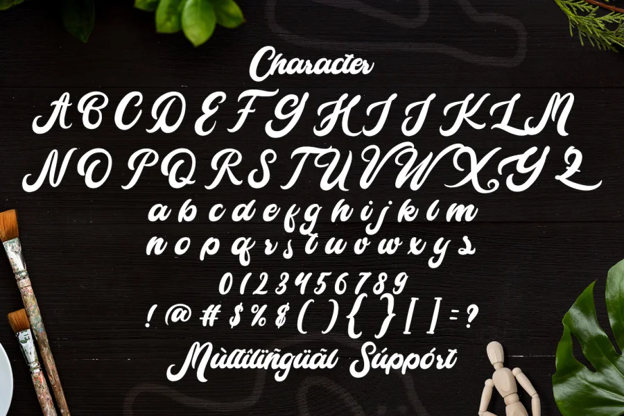 Cameliya Font preview 14