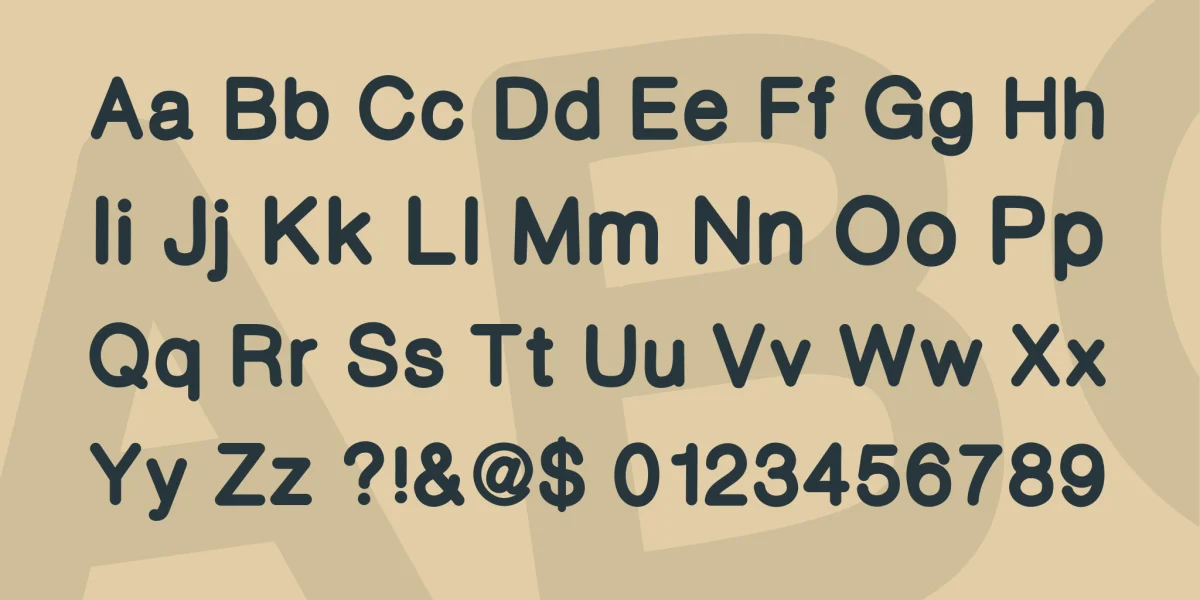 CameronSans Font Family preview 5