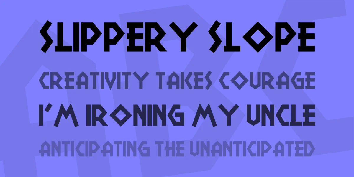 Camp Granada NF Font preview 2