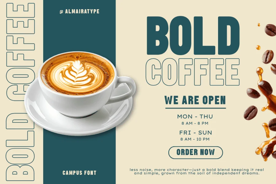 Campus Font preview 6