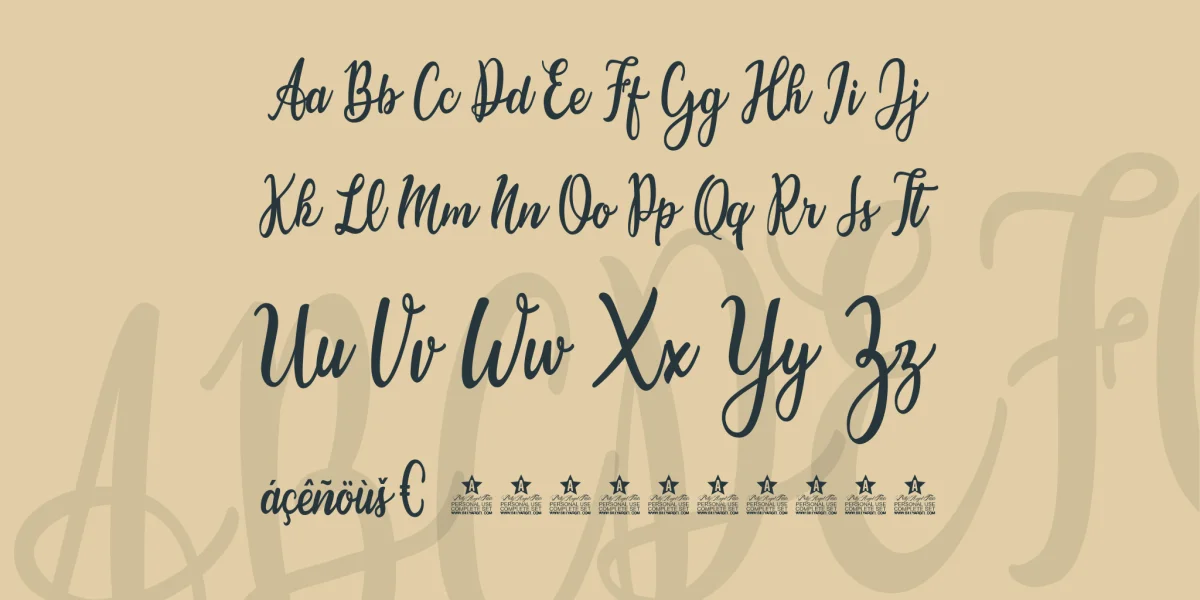 Candice Font preview 4