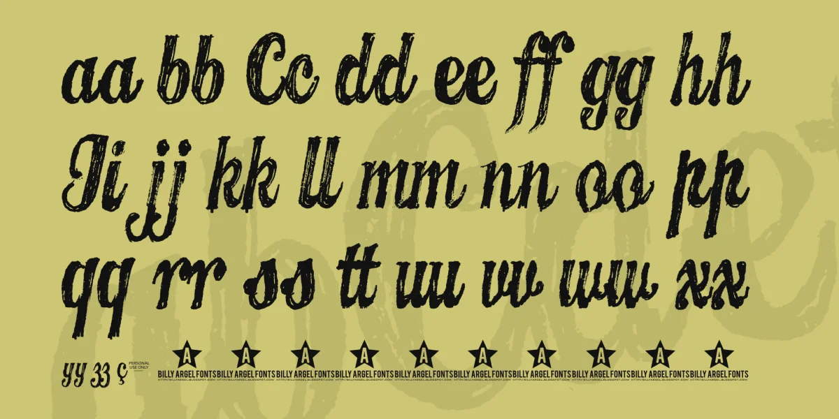 CANDY INC. Font preview 4
