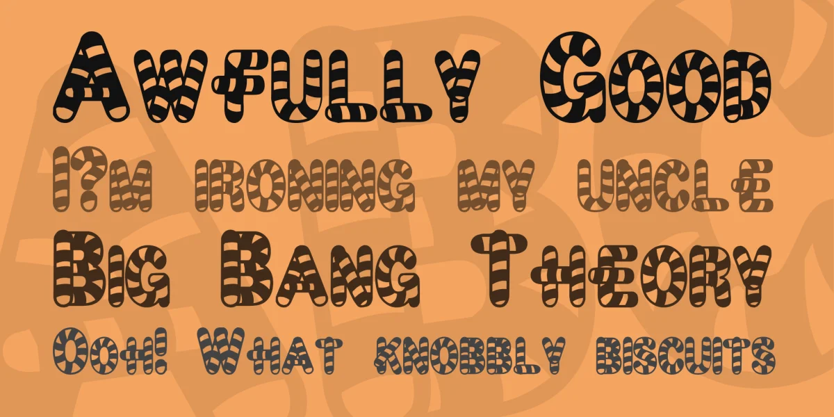 CandyTime Font preview 2