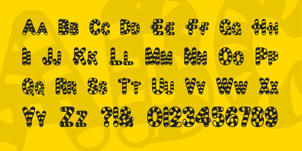 CandyTime Font preview 3