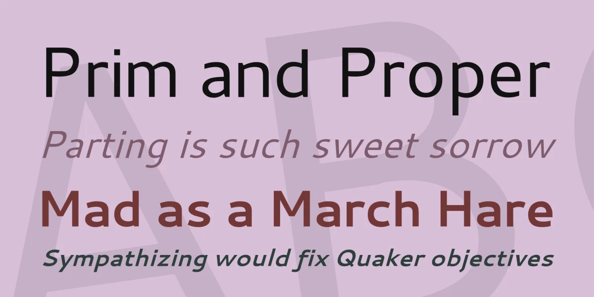 Cantarell Font Family preview 2