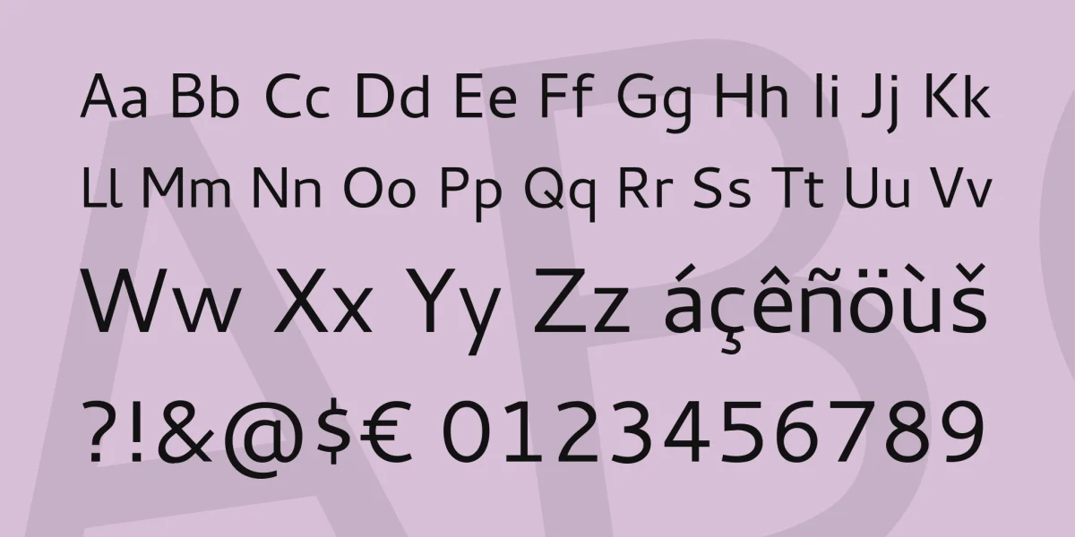 Cantarell Font Family preview 4