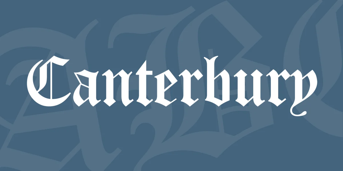 Canterbury Font