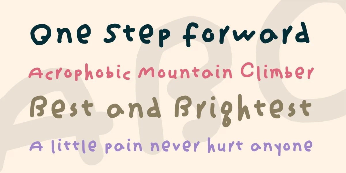 Cantika Cute Handwriting Font preview 2