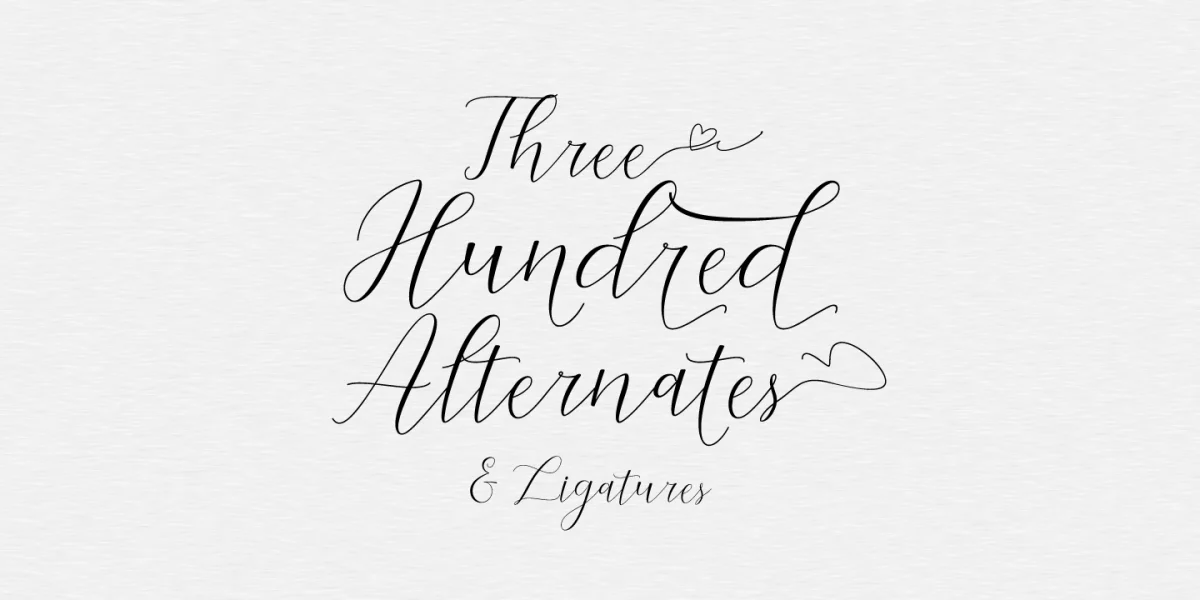 Cantona Script Font preview 5