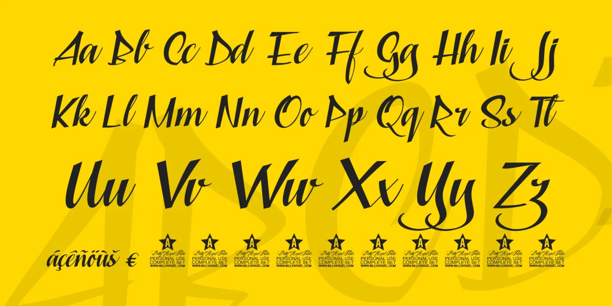 Capable of Loving Personal Use Font preview 5