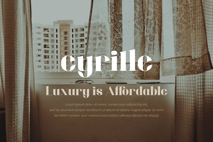 Capline Font preview 3