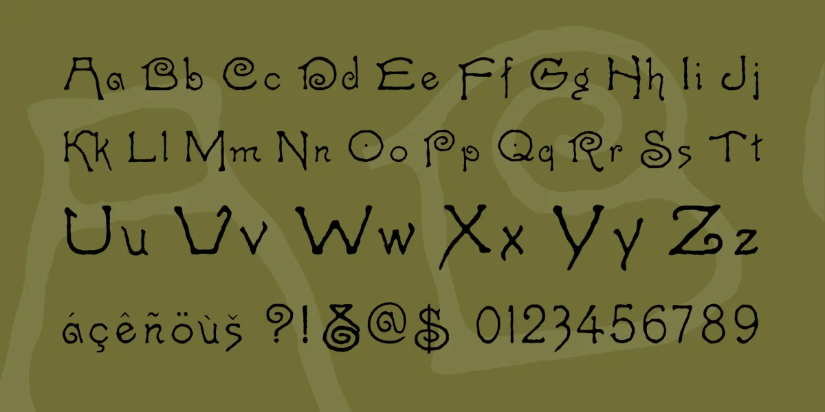 Caprice Font preview 4