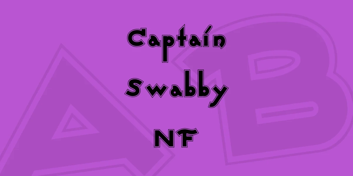 Captain Swabby NF Font
