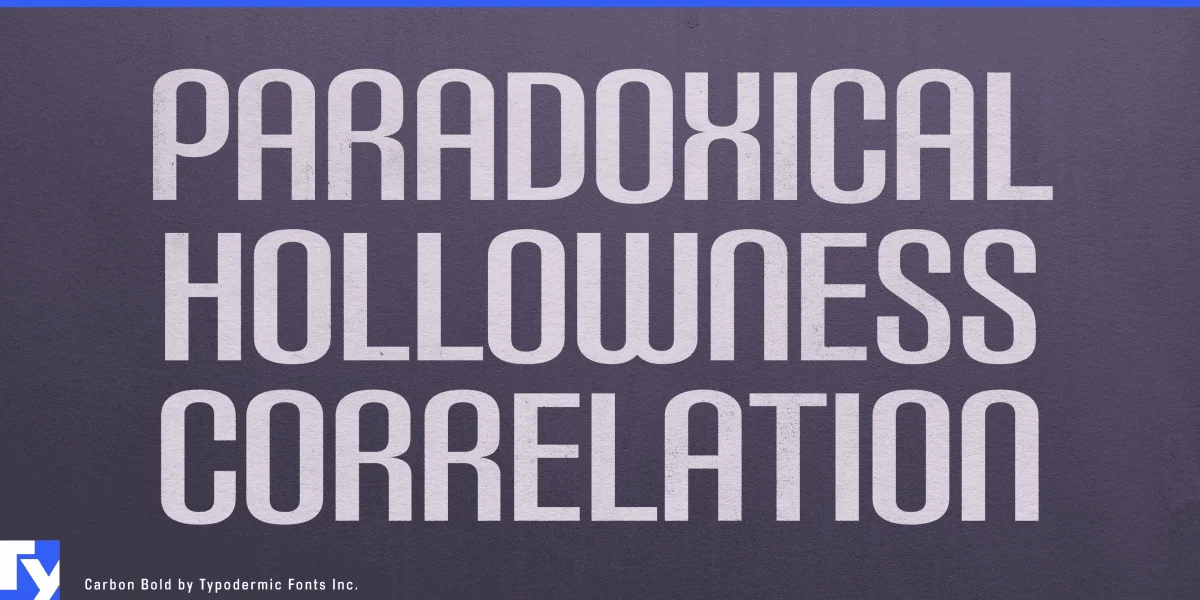 Carbon Font Family preview 5