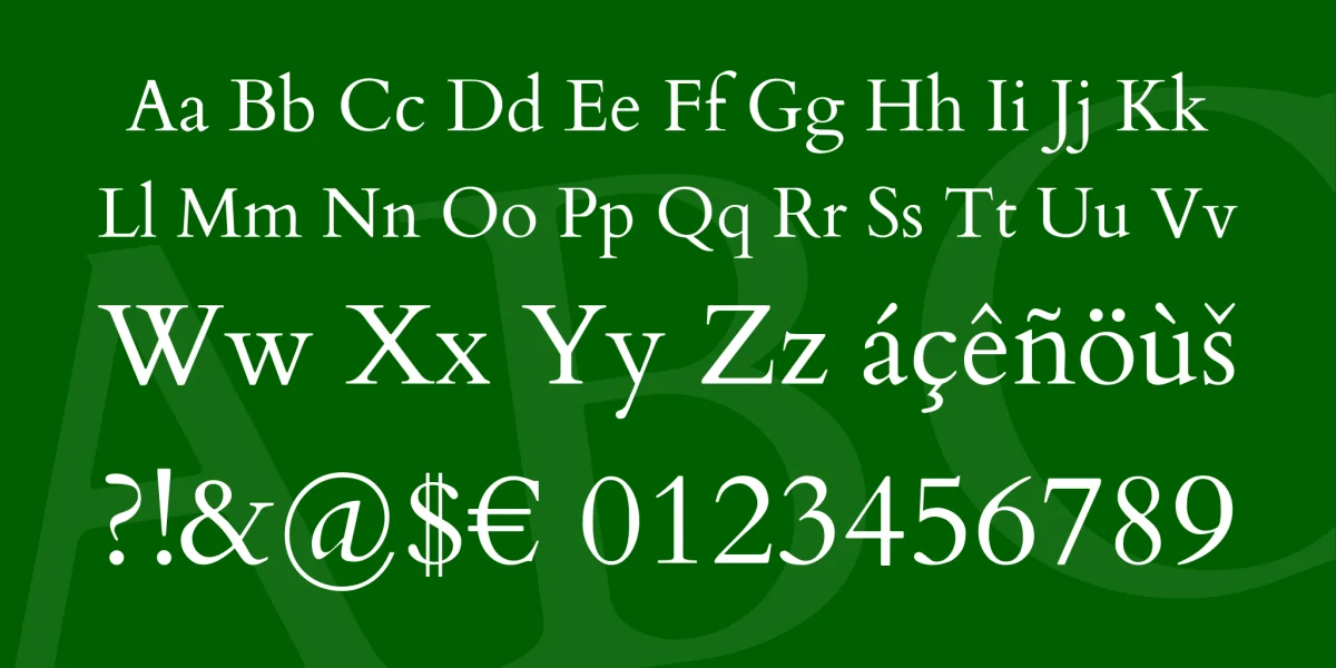 Cardo Font Family preview 4