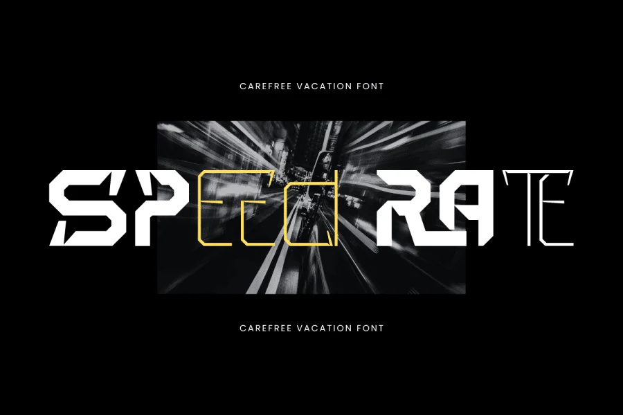 Carefree Vacation Demo Font preview 3