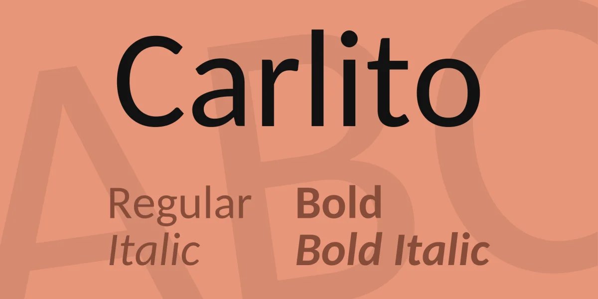 Carlito Font Family