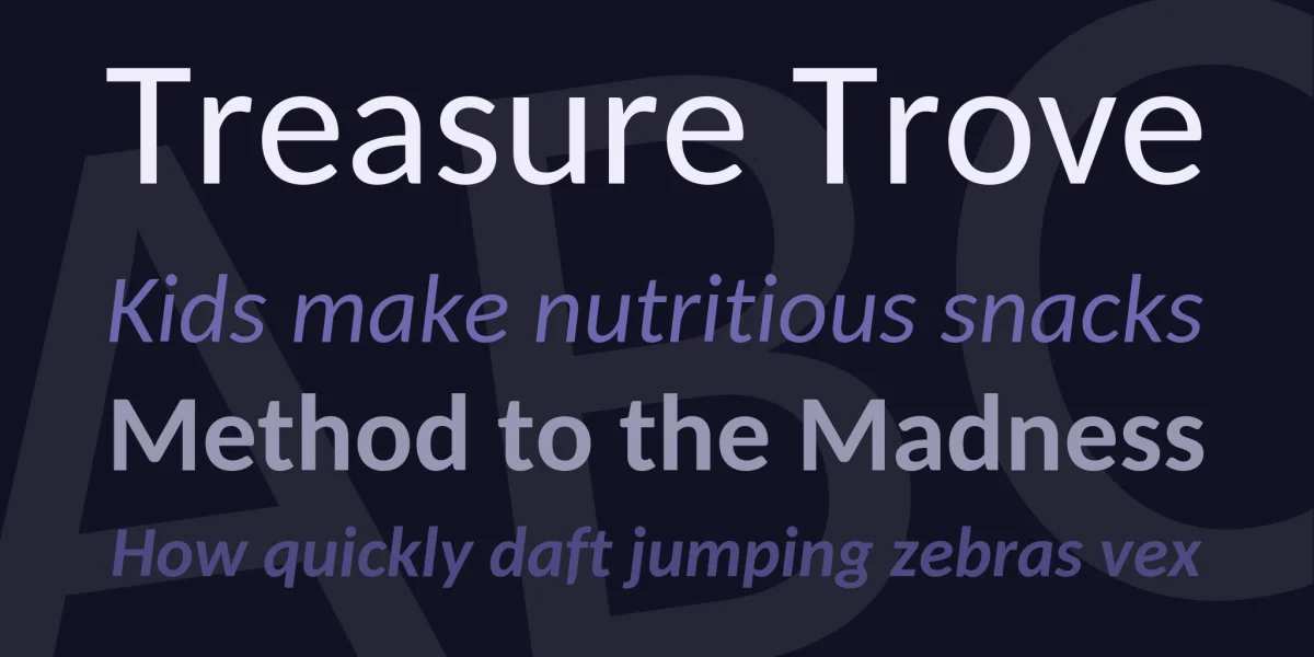 Carlito Font Family preview 2