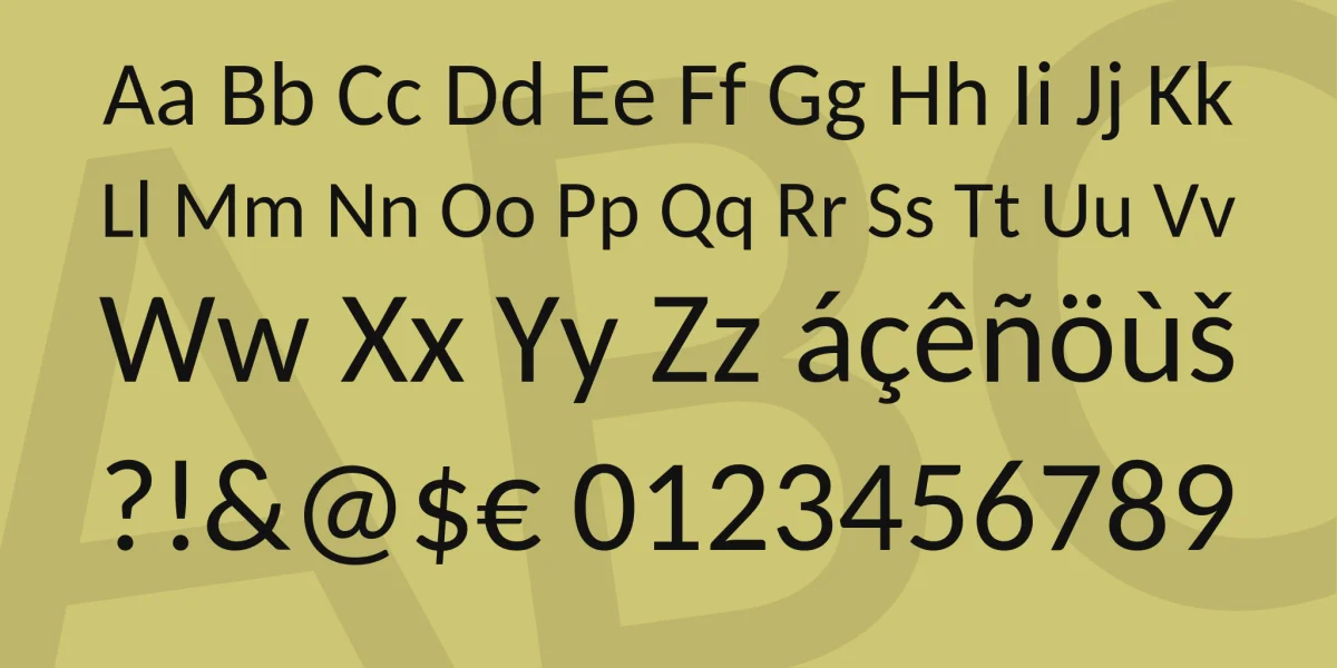 Carlito Font Family preview 4