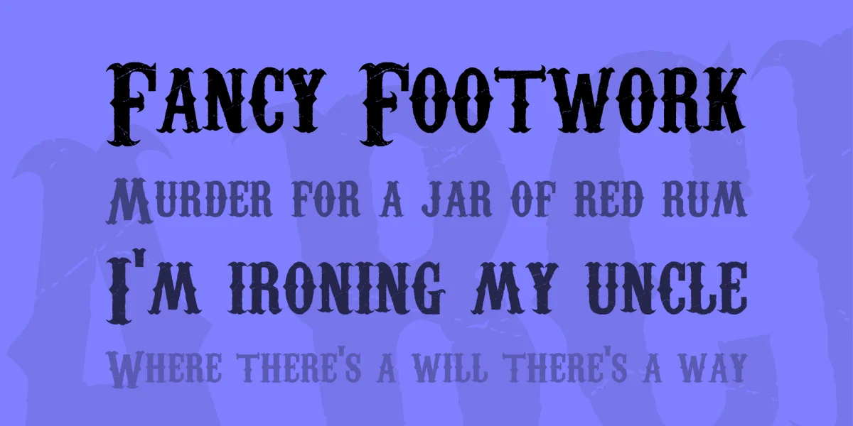 Carnivalee Freakshow Font preview 2