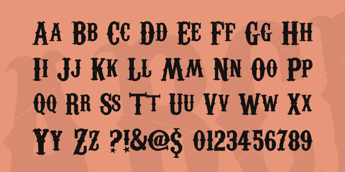 Carnivalee Freakshow Font preview 3
