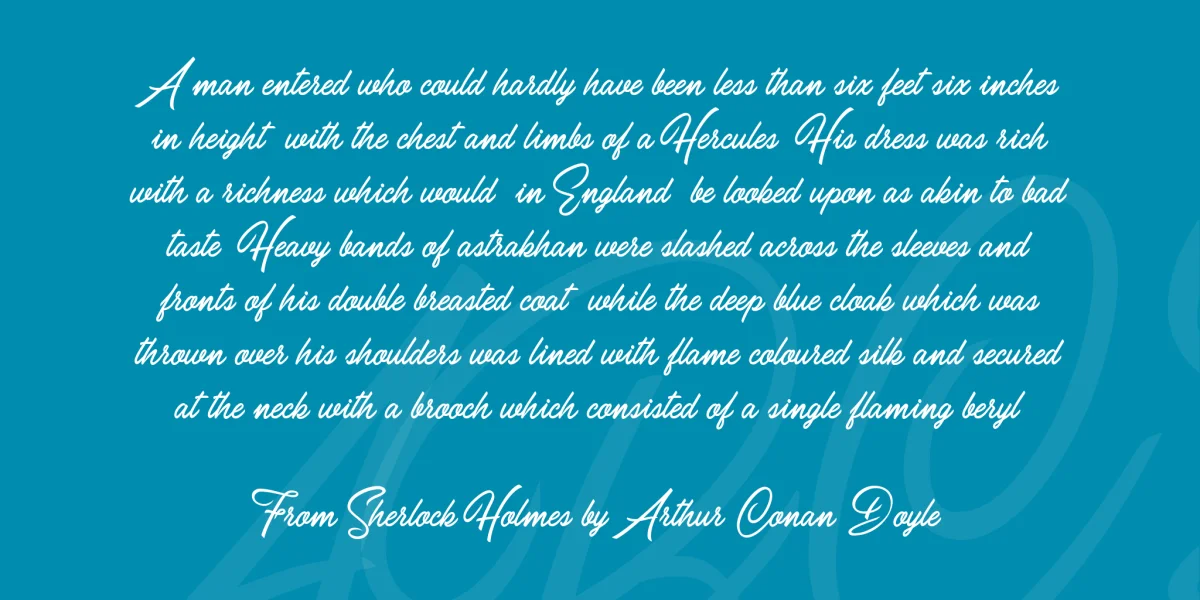 Carolina Mountains Personal Use Font preview 3