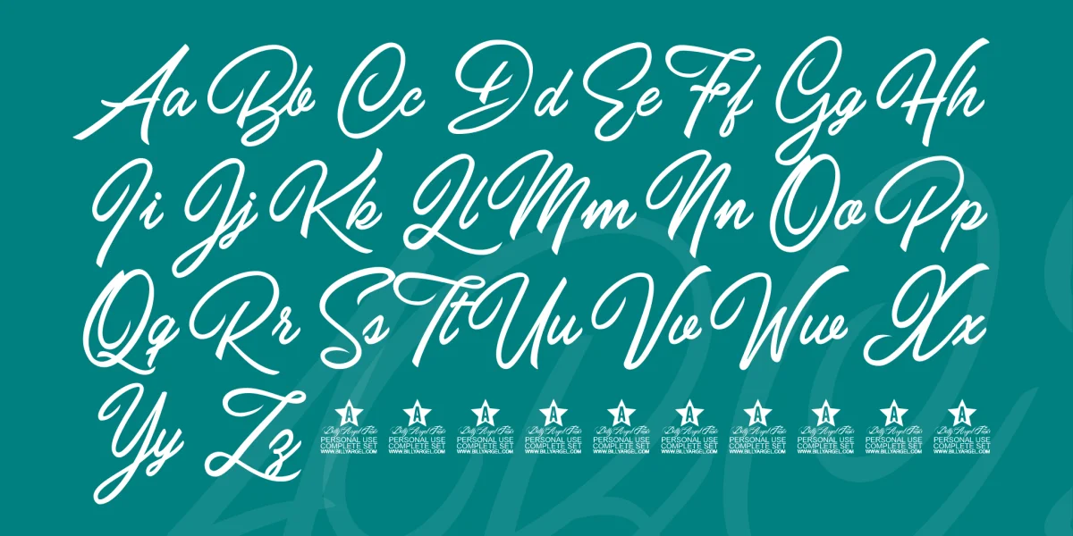 Carolina Mountains Personal Use Font preview 4
