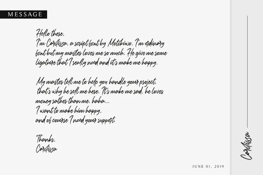 Carolissa Font preview 2
