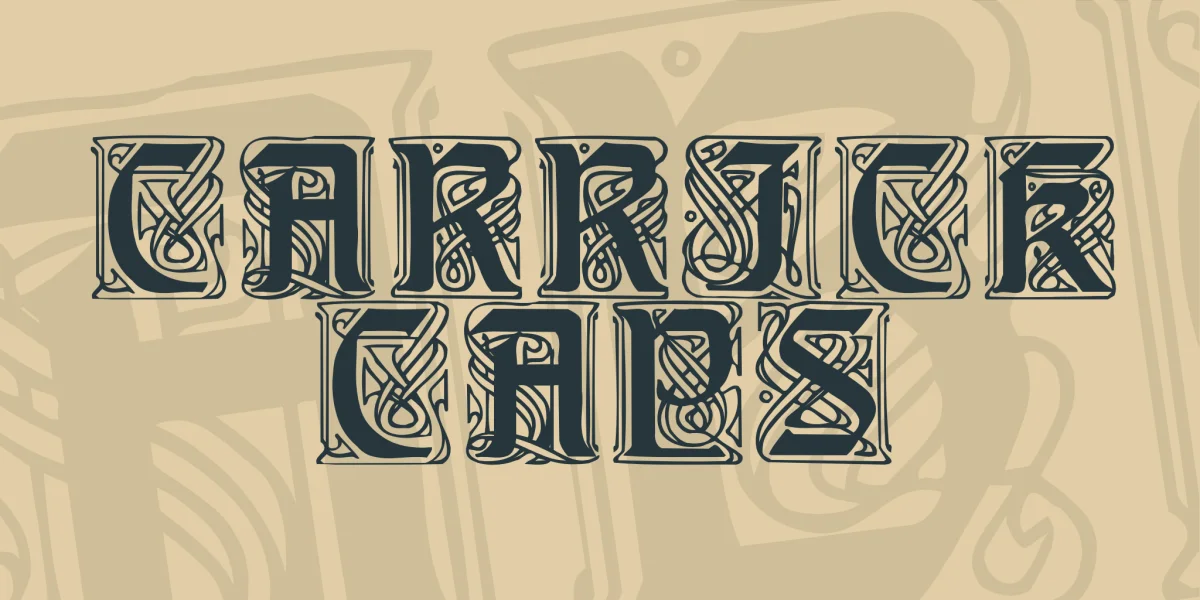 Carrick Caps Font
