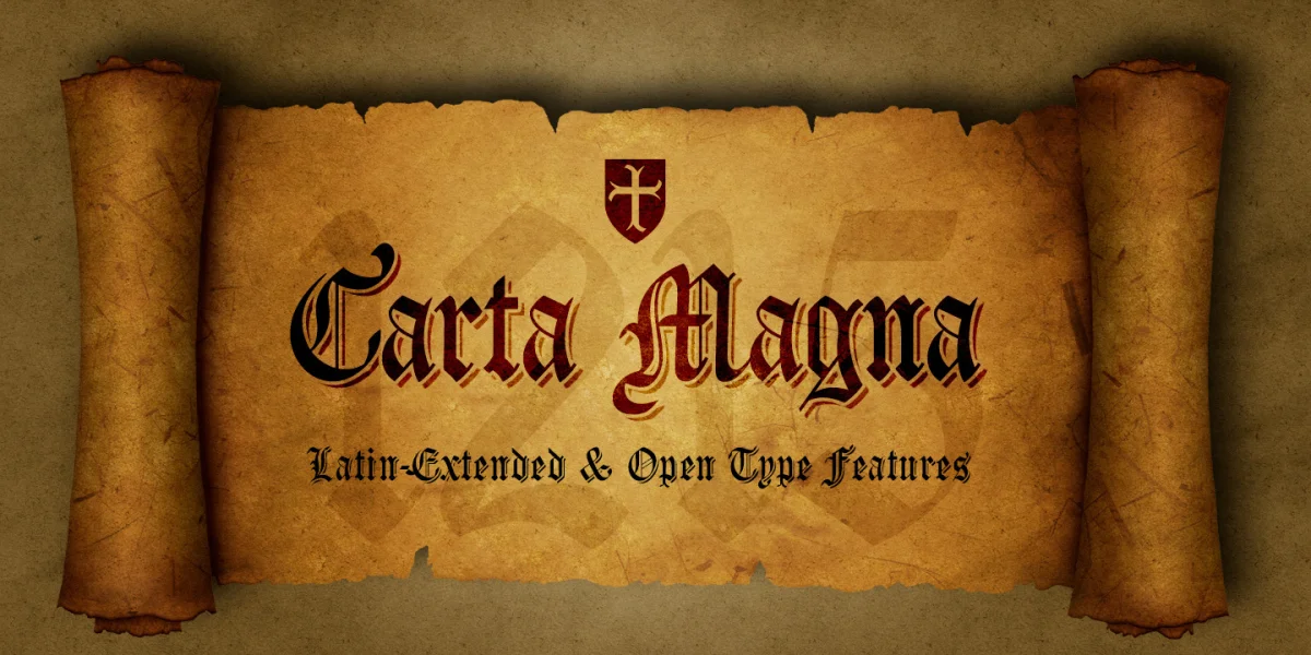 Carta Magna Line Font preview 2