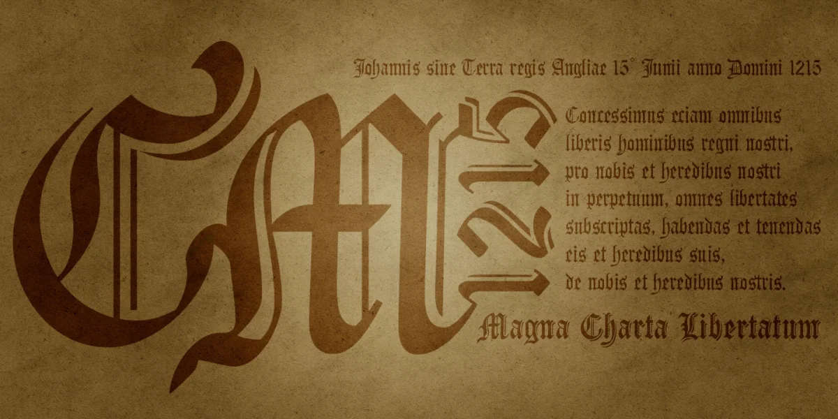 Carta Magna Line Font preview 3
