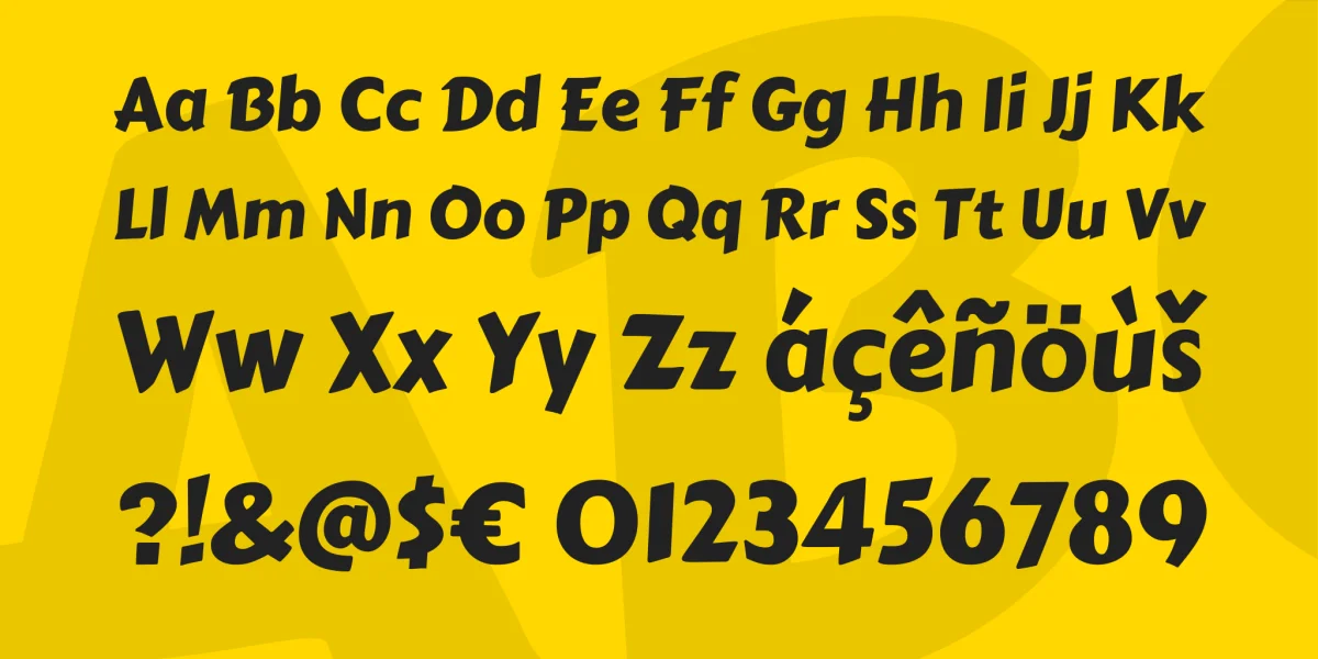 Carter One Font preview 3