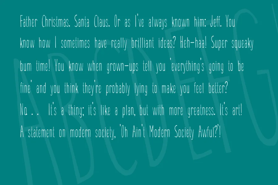 Cartoon 2 Movies Font Family preview 5