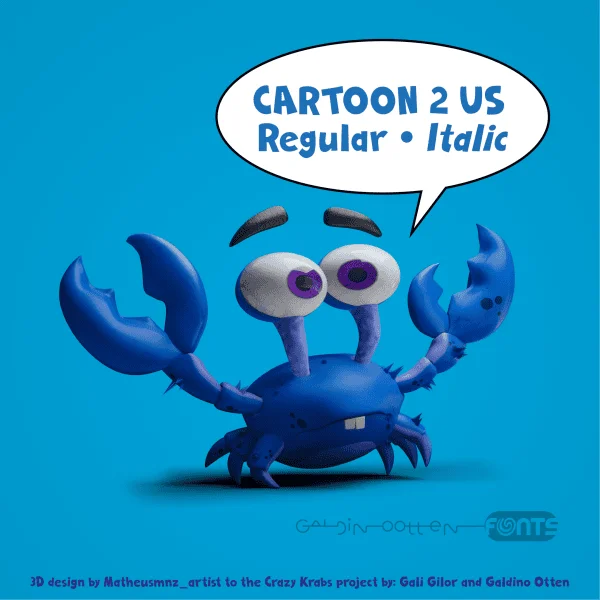 Cartoon 2 US Font Family