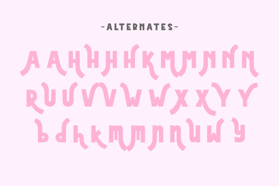 Cartoon Vibes Font preview 3