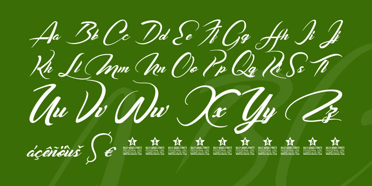 Casablanca Noir Personal Use Font preview 4