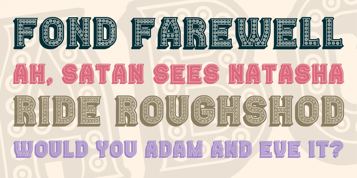 Casino Font Family preview 2