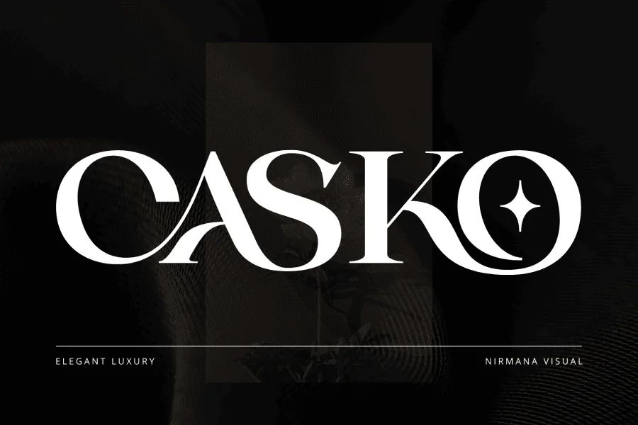 Casko Luxury Demo Font