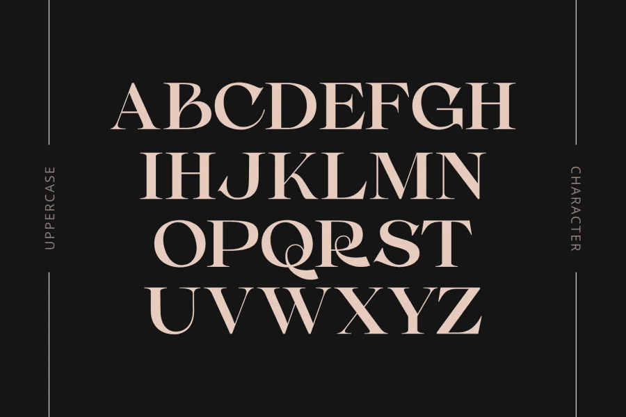 Casko Luxury Demo Font preview 3