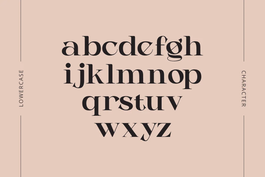 Casko Luxury Demo Font preview 4
