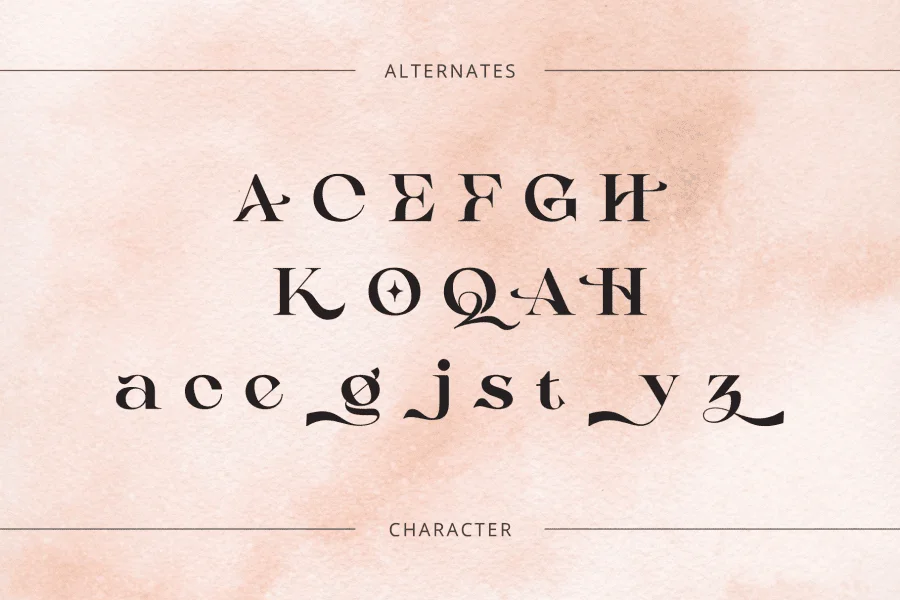 Casko Luxury Demo Font preview 5