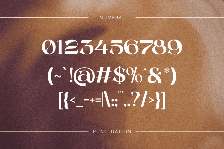 Casko Luxury Demo Font preview 9