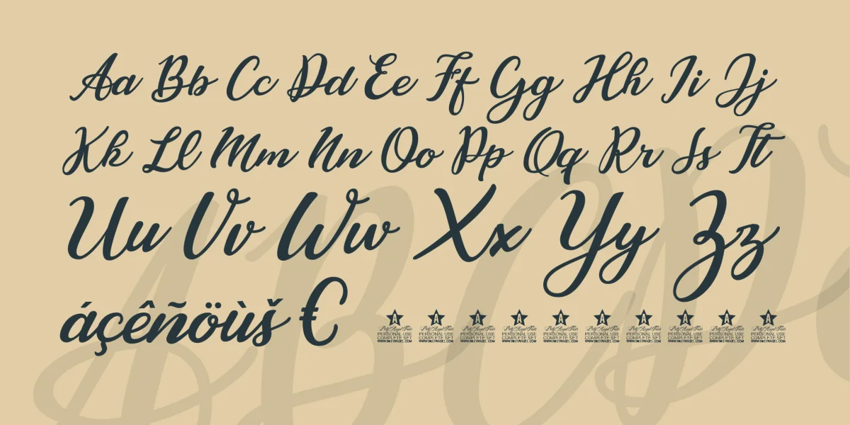 Cassandra Personal Use Font preview 4