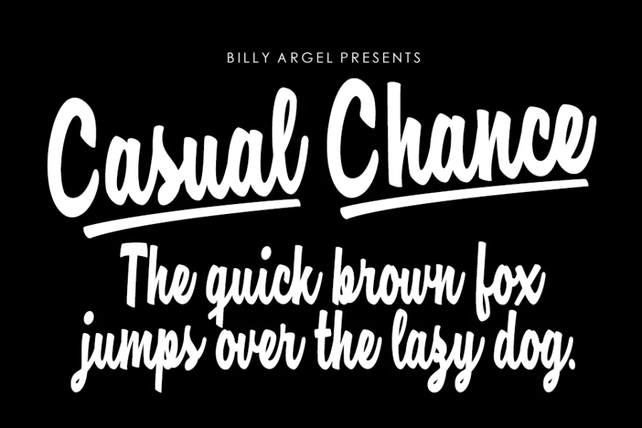Casual Chance Personal Use Font