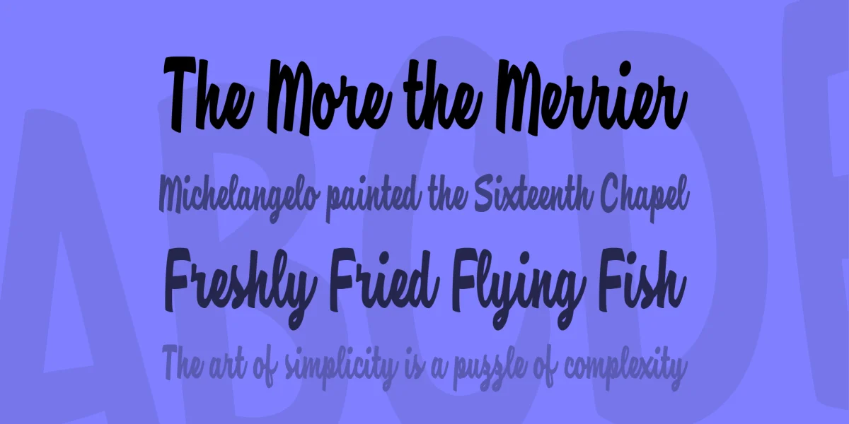 Casual Chance Personal Use Font preview 3
