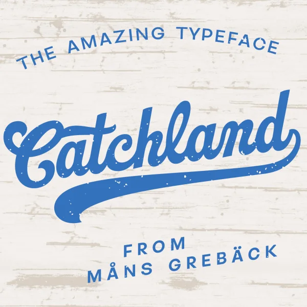 Catchland PERSONAL USE ONLY Font preview 6