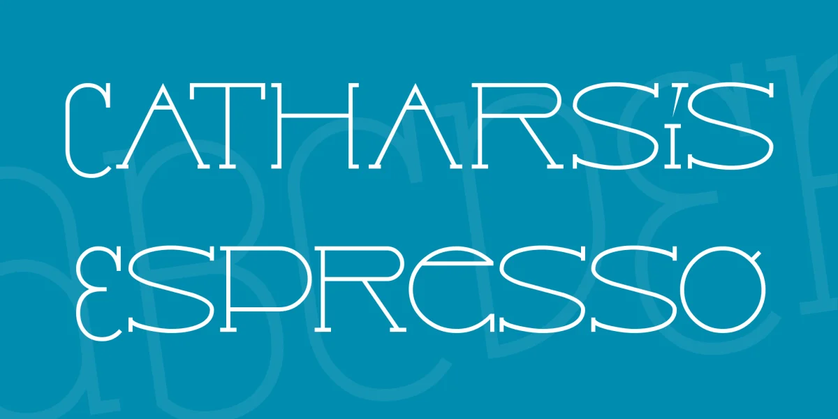 Catharsis Espresso Font
