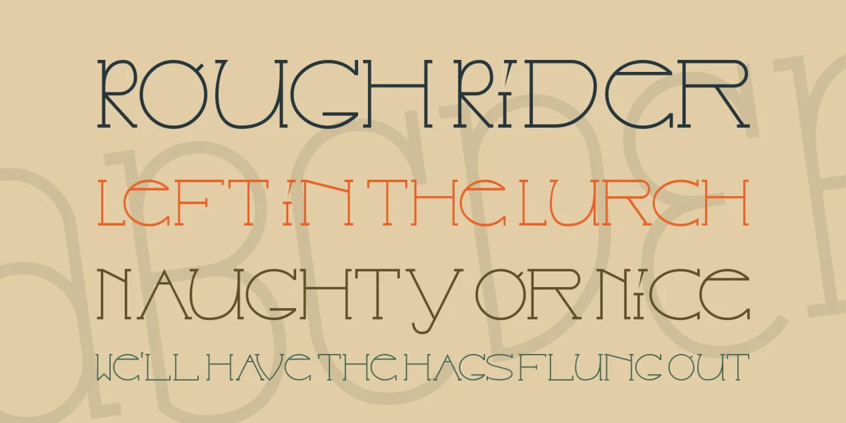 Catharsis Espresso Font preview 2